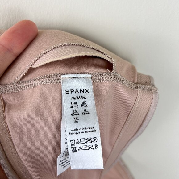 Spanx Beige Smoothing Strapless Bandeau Bra - Picture 3 of 5